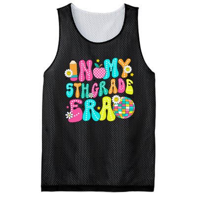 In My 5th Grade Era First Day Of School Gift Back To School Gift Mesh Reversible Basketball Jersey Tank