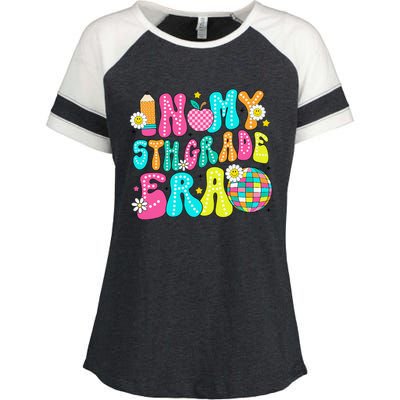 In My 5th Grade Era First Day Of School Gift Back To School Gift Enza Ladies Jersey Colorblock Tee