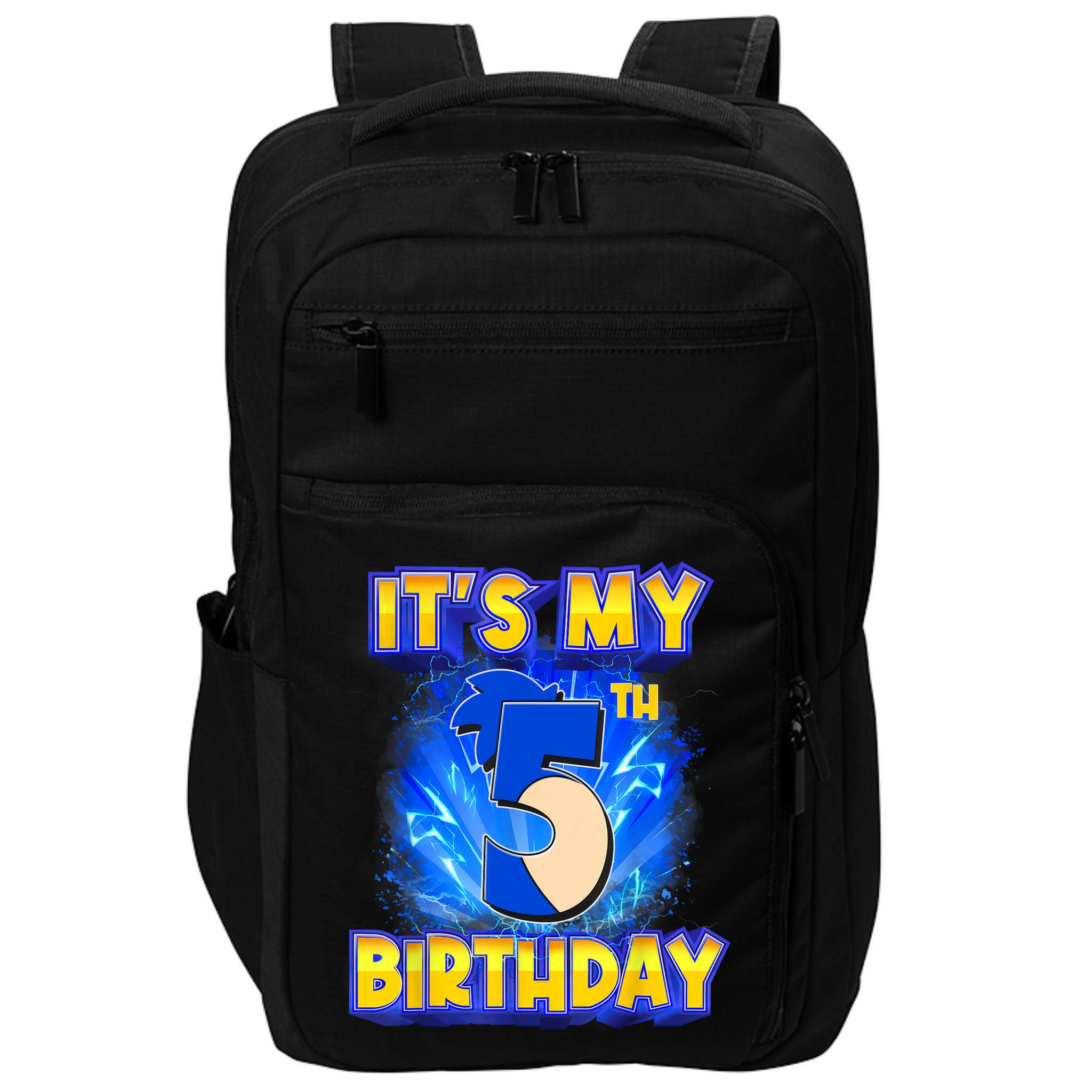It's My 5th Birthday Hedgehog Birthday Boy 5 Years Old Kids Impact Tech Backpack