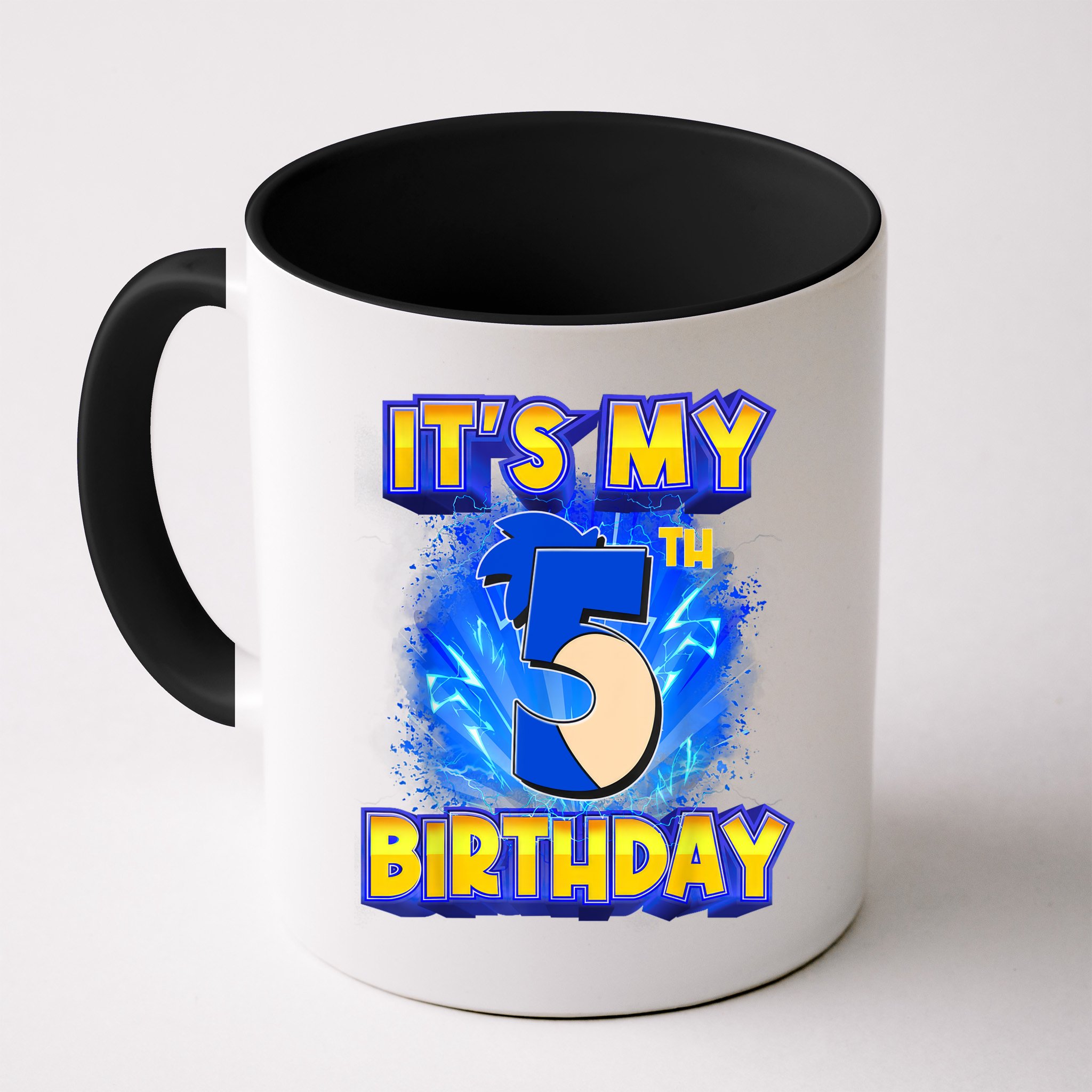 It's My 5th Birthday Hedgehog Birthday Boy 5 Years Old Kids Mug