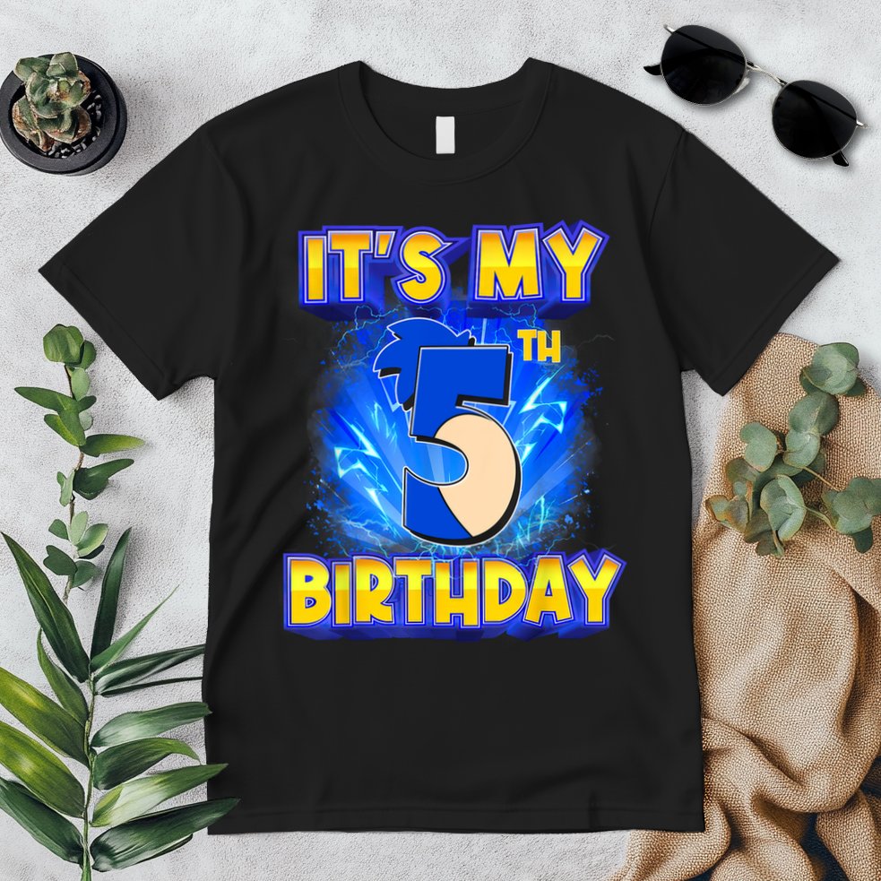 It's My 5th Birthday Hedgehog Birthday Boy 5 Years Old Kids Premium T-Shirt