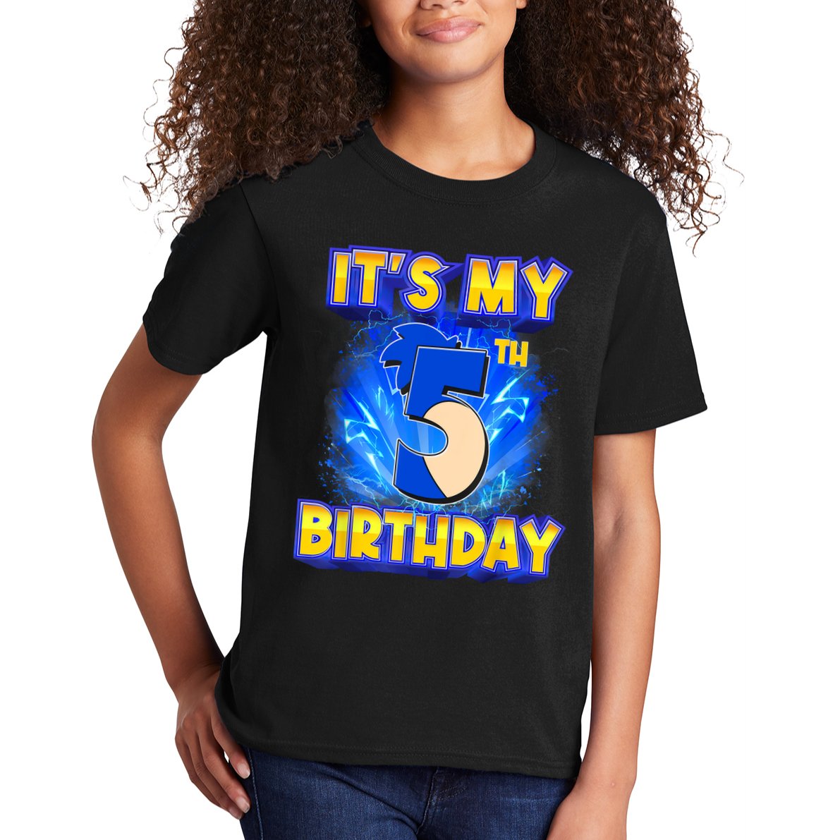 It's My 5th Birthday Hedgehog Birthday Boy 5 Years Old Kids Kids T-Shirt