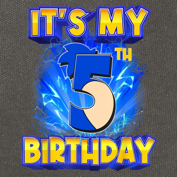 It's My 5th Birthday Hedgehog Birthday Boy 5 Years Old Kids Cotton Canvas Backpack