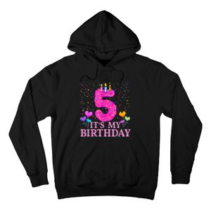 It's My 5th Birthday Sweet donut Happy 5 Year Old Hoodie