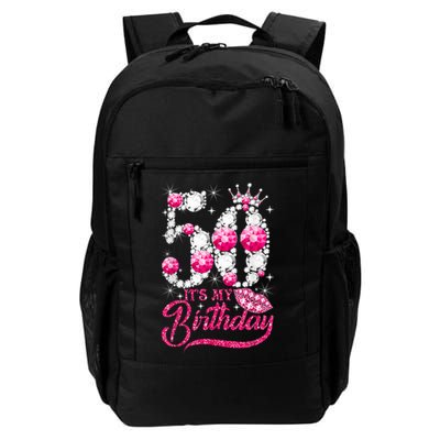 It's My 50th Birthday Queen 50 Years Old Shoes Crown Diamond Backpack