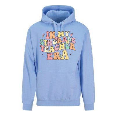 In My 5th Grade Teacher Era Back To School Retro Teacher Unisex Surf Hoodie