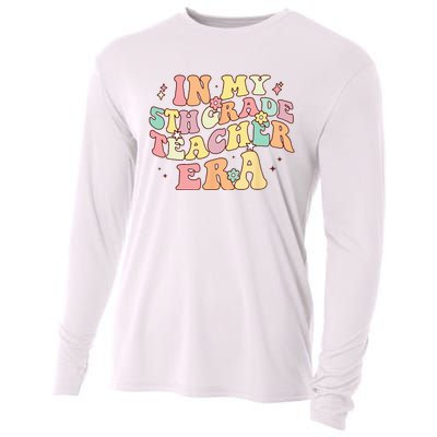 In My 5th Grade Teacher Era Back To School Retro Teacher Cooling Performance Long Sleeve Crew