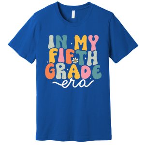 In My 5th Grade Era Groovy Fifth Grade Teacher Retro Premium T-Shirt