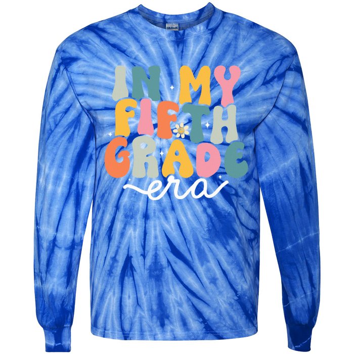 In My 5th Grade Era Groovy Fifth Grade Teacher Retro Tie-Dye Long Sleeve Shirt