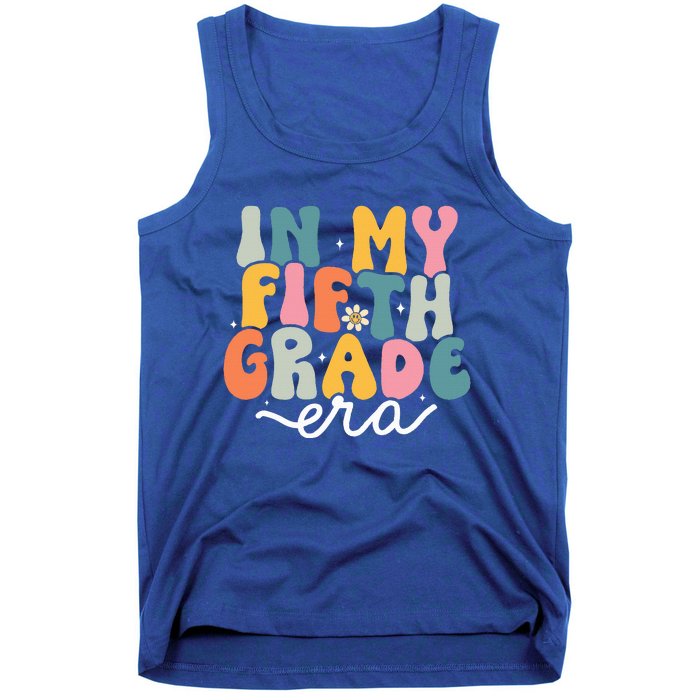 In My 5th Grade Era Groovy Fifth Grade Teacher Retro Tank Top