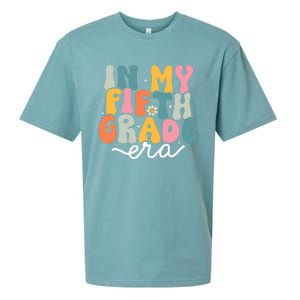 In My 5th Grade Era Groovy Fifth Grade Teacher Retro Sueded Cloud Jersey T-Shirt