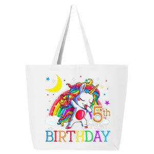 It's My 5th Birthday Unicorn 5 Year Olds Outfit Cute 25L Jumbo Tote