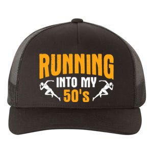 Into My 50s Marathon Track Runner Running Yupoong Adult 5-Panel Trucker Hat