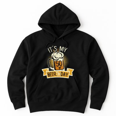 It's my 50th Beerth Day Birthday Beer Candle Hoodie