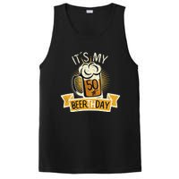 It's my 50th Beerth Day Birthday Beer Candle PosiCharge Competitor Tank