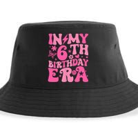 In My 6th Birthday Era Girl 6 Years Birthday Boy Girl Sustainable Bucket Hat