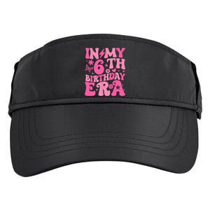 In My 6th Birthday Era Girl 6 Years Birthday Boy Girl Adult Drive Performance Visor