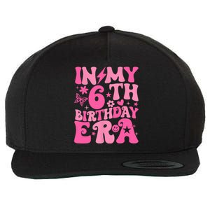 In My 6th Birthday Era Girl 6 Years Birthday Boy Girl Wool Snapback Cap