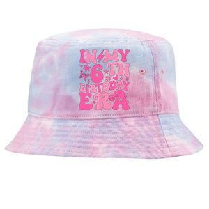 In My 6th Birthday Era Girl 6 Years Birthday Boy Girl Tie-Dyed Bucket Hat