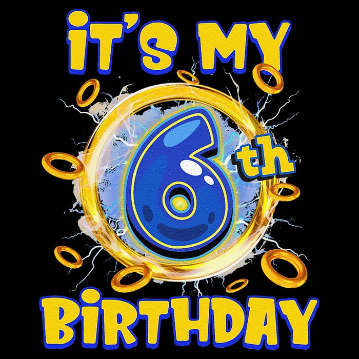 ItS My 6th Birthday 6 Years Old Birthday Boy Hedgehog Impact Tech Backpack