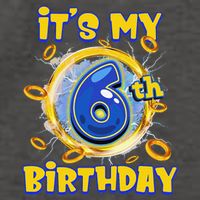 ItS My 6th Birthday 6 Years Old Birthday Boy Hedgehog Vector Backpack