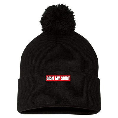 It's My 60th Birthday Party 60 Years Old  Wo Sign My Pom Pom 12in Knit Beanie
