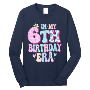 In My 6th Birthday Era Girl Gifts Six Bday 6 Year Old Cute Long Sleeve Shirt