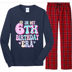 In My 6th Birthday Era Girl Gifts Six Bday 6 Year Old Cute Long Sleeve Pajama Set