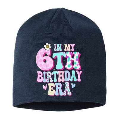 In My 6th Birthday Era Girl Gifts Six Bday 6 Year Old Cute Sustainable Beanie