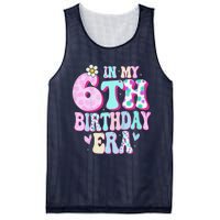 In My 6th Birthday Era Girl Gifts Six Bday 6 Year Old Cute Mesh Reversible Basketball Jersey Tank