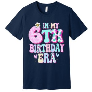 In My 6th Birthday Era Girl Gifts Six Bday 6 Year Old Cute Premium T-Shirt