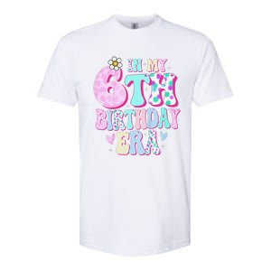 In My 6th Birthday Era Girl Gifts Six Bday 6 Year Old Cute Softstyle CVC T-Shirt