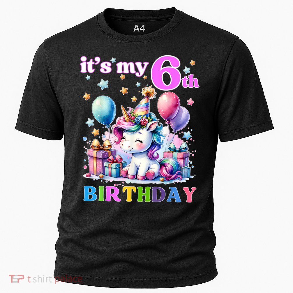 It's My 6th Birthday - 6th Birthday  Performance Shirt