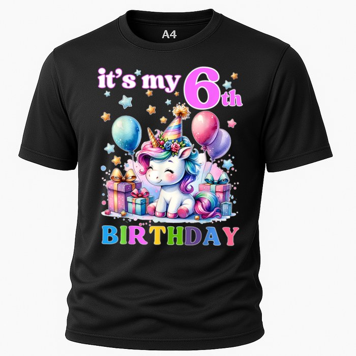 It's My 6th Birthday - 6th Birthday  Cooling Performance Crew T-Shirt