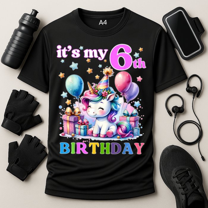 It's My 6th Birthday - 6th Birthday  Cooling Performance Crew T-Shirt