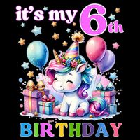 It's My 6th Birthday - 6th Birthday  Cooling Performance Crew T-Shirt
