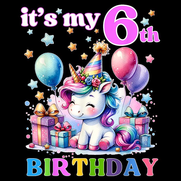 It's My 6th Birthday - 6th Birthday  Cooling Performance Crew T-Shirt
