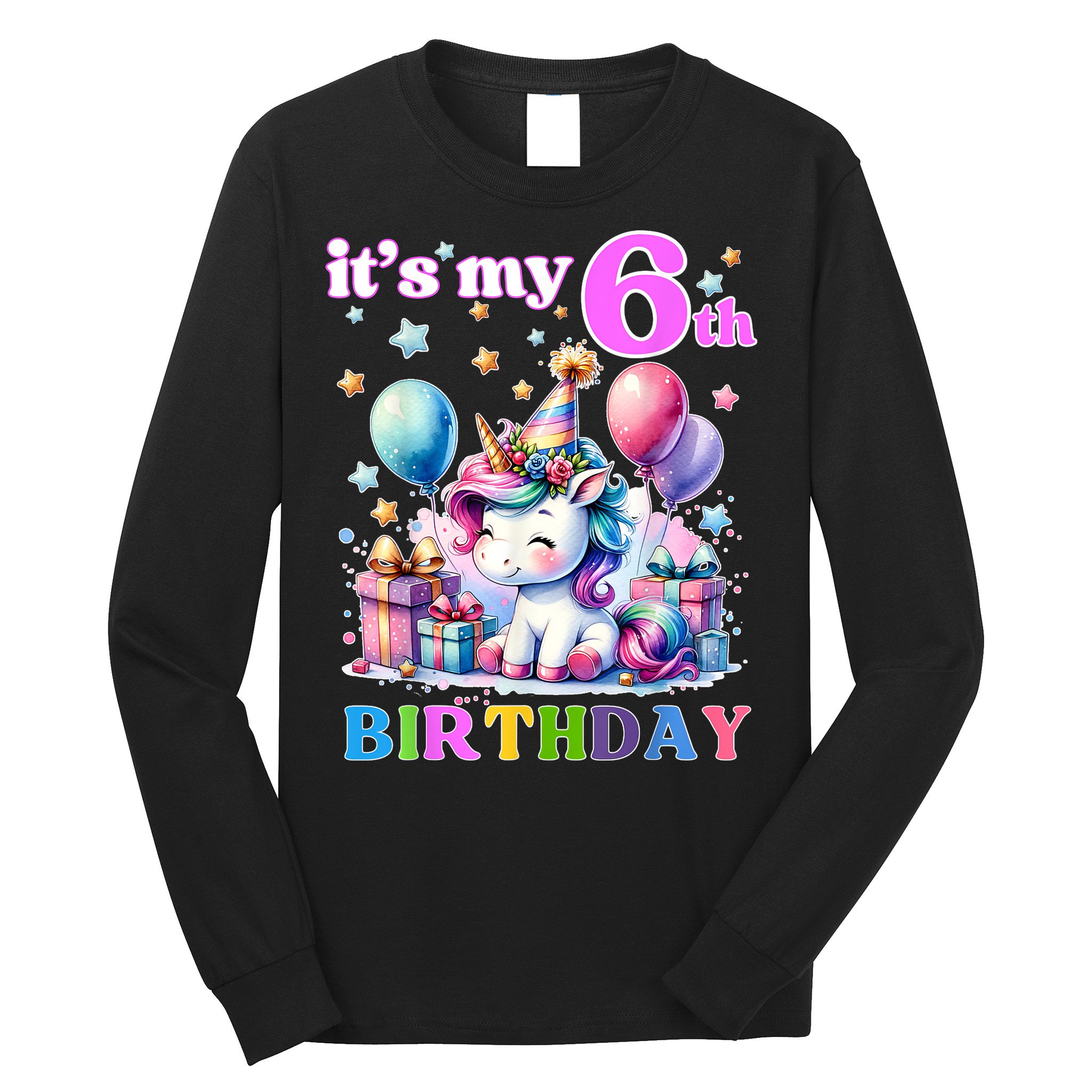 It's My 6th Birthday - 6th Birthday  Long Sleeve Shirt