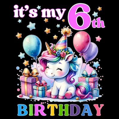 It's My 6th Birthday - 6th Birthday  T-Shirt