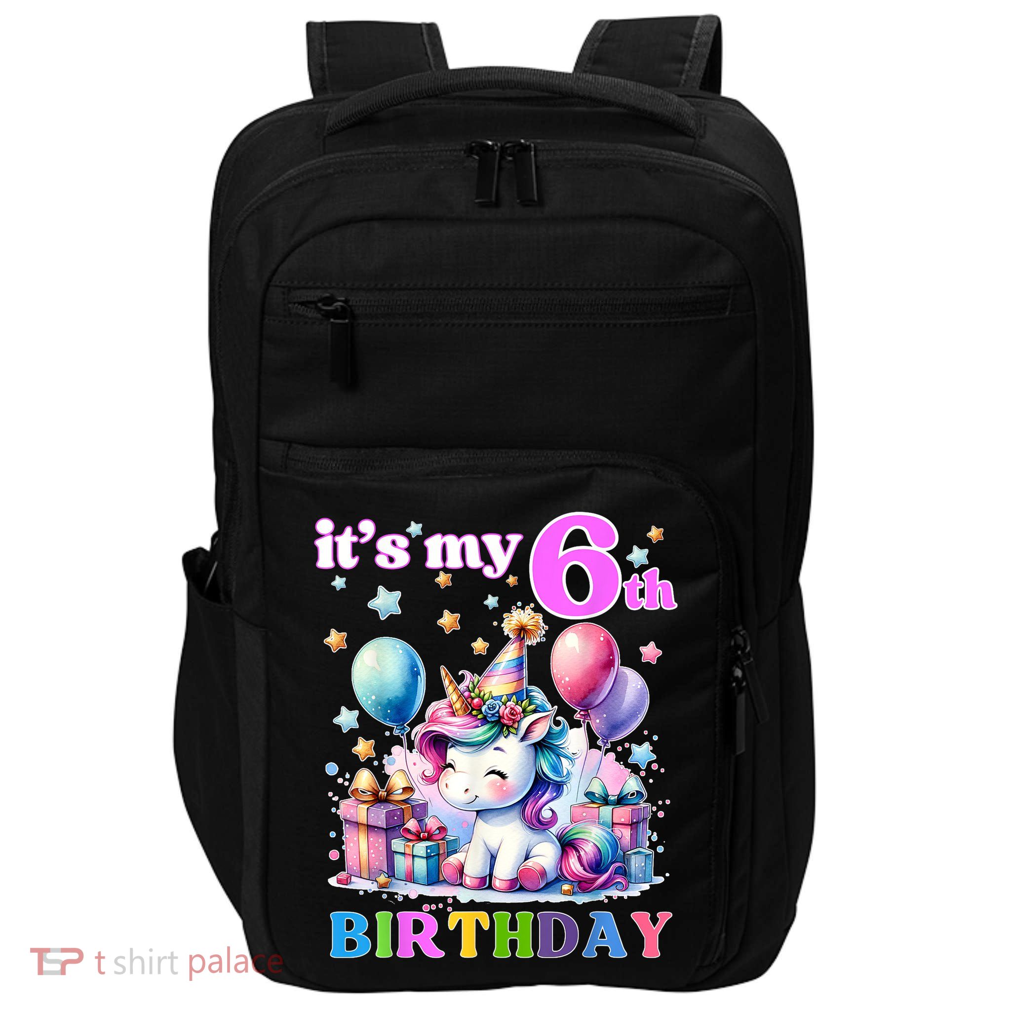 It's My 6th Birthday - 6th Birthday  Impact Tech Backpack