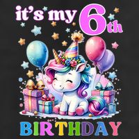 It's My 6th Birthday - 6th Birthday  Adult Drive Performance Visor