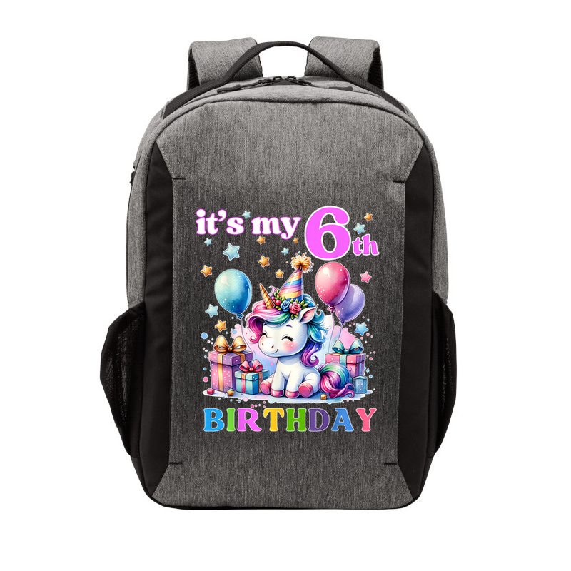 It's My 6th Birthday - 6th Birthday  Vector Backpack