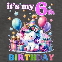 It's My 6th Birthday - 6th Birthday  Vector Backpack