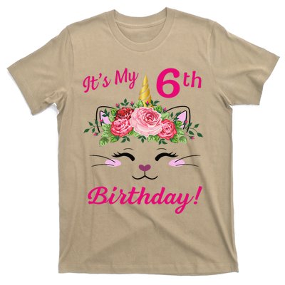 Its My 6 Birthday Caticorn Outfits For Cute T-Shirt