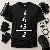 Inspired Math 6 4 3 2 Double Play Softball Baseball Performance Shirt
