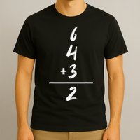 Inspired Math 6 4 3 2 Double Play Softball Baseball T-Shirt