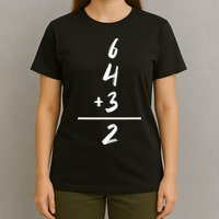 Inspired Math 6 4 3 2 Double Play Softball Baseball T-Shirt