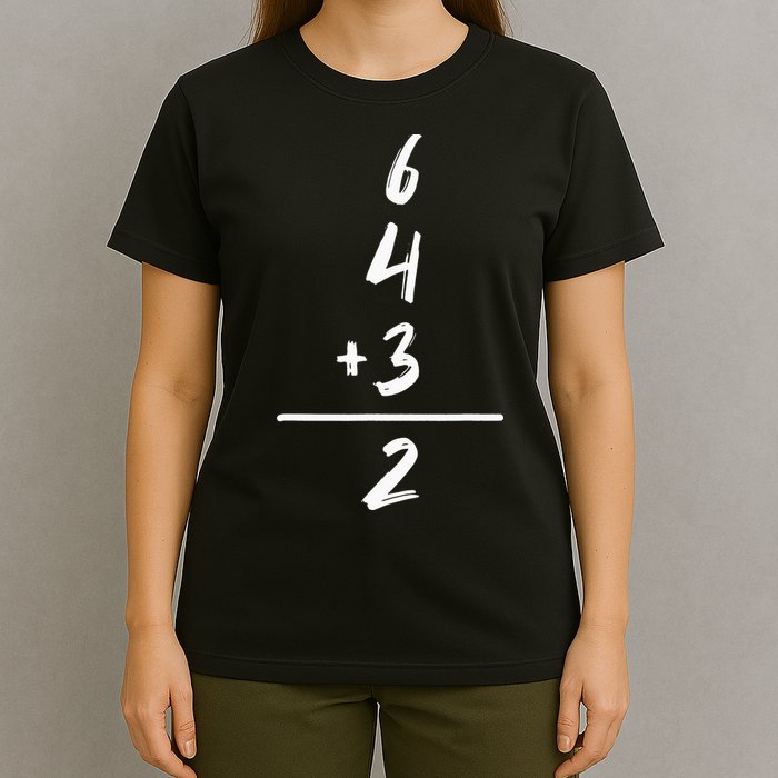 Inspired Math 6 4 3 2 Double Play Softball Baseball T-Shirt