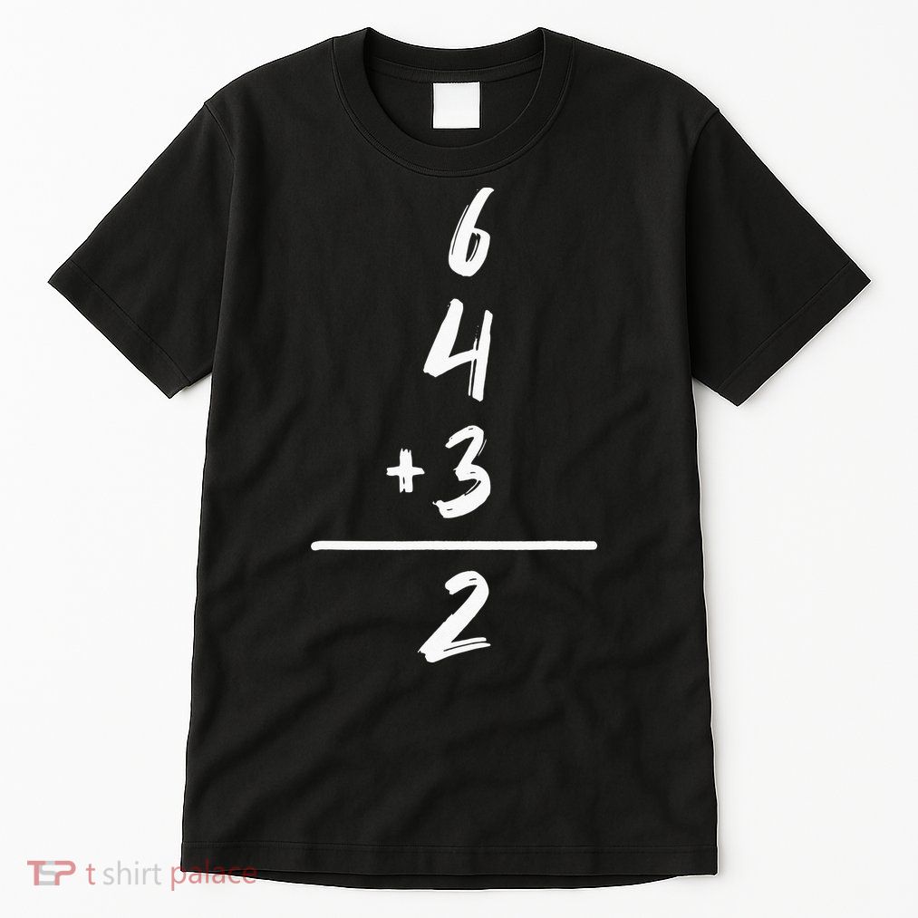 Inspired Math 6 4 3 2 Double Play Softball Baseball Tall T-Shirt