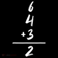 Inspired Math 6 4 3 2 Double Play Softball Baseball Tall T-Shirt